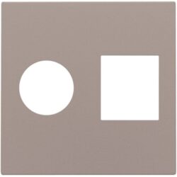 NIKO - Plaque centrale TV + RJ45