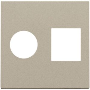 NIKO - Plaque centrale TV + RJ45