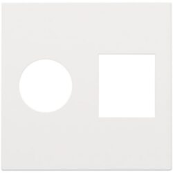 NIKO - Plaque centrale TV + RJ45