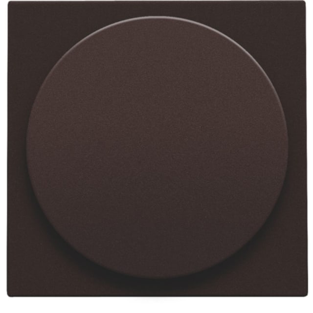 NIKO Intense plaque centrale variateur brun Plaque centrale ronde brun foncé pour variateur rotatif universel