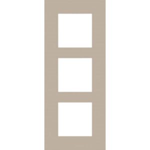 NIKO - Plaque de recouvrement (60mm) PURE triple vertical