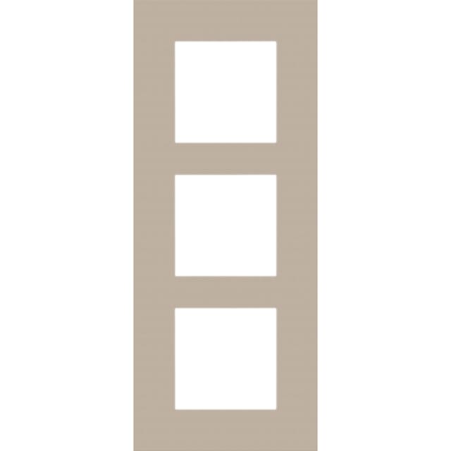 NIKO - Plaque de recouvrement (60mm) PURE triple vertical NIKO - Plaque de recouvrement (60mm) PURE triple vertical