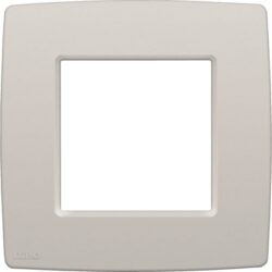 Détails visibles de Plaque de recouvrement simple 60 mm gris clair pour Plaques simples