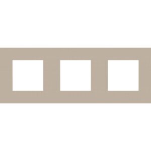 NIKO - Plaque de recouvrement (71mm) PURE triple horizontal