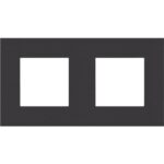 NIKO - Plaque de recouvrement (71mm) double horizontal