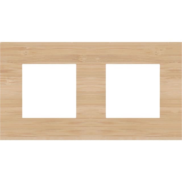NIKO - Plaque de recouvrement (71mm) double horizontal NIKO - Plaque de recouvrement (71mm) double horizontal