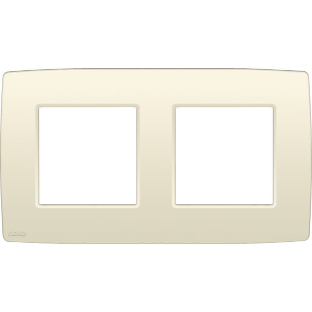 NIKO - Plaque de recouvrement (71mm) double horizontal NIKO - Plaque de recouvrement (71mm) double horizontal