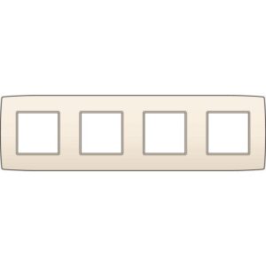 NIKO - Plaque de recouvrement (71mm) quadruple horizontal