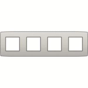NIKO - Plaque de recouvrement (71mm) quadruple horizontal