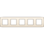NIKO - Plaque de recouvrement (71mm) quintuple horizontal