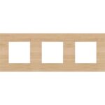 NIKO - Plaque de recouvrement (71mm) triple horizontal