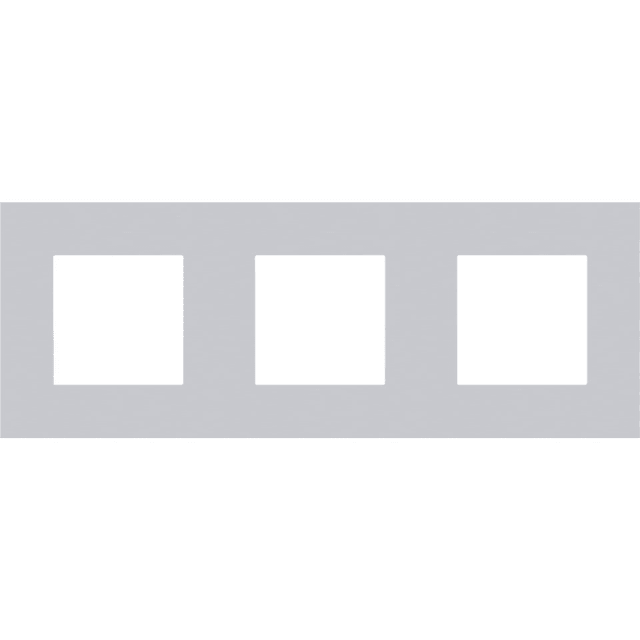 NIKO - Plaque de recouvrement (71mm) triple horizontal NIKO - Plaque de recouvrement (71mm) triple horizontal