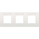 NIKO - Plaque de recouvrement (71mm) triple horizontal