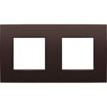 NIKO - Plaque de recouvrement INTENSE (71mm) double horizontal