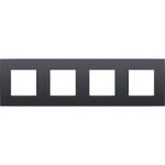 NIKO - Plaque de recouvrement INTENSE (71mm) quadruple horizontal