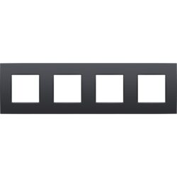NIKO - Plaque de recouvrement INTENSE (71mm) quadruple horizontal