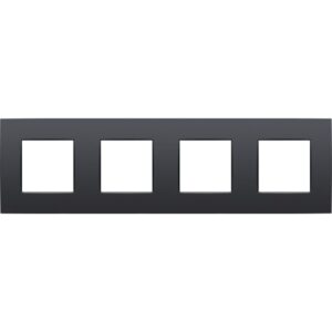 NIKO - Plaque de recouvrement INTENSE (71mm) quadruple horizontal