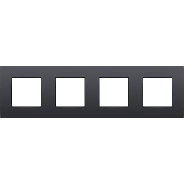 NIKO - Plaque de recouvrement INTENSE (71mm) quadruple horizontal NIKO - Plaque de recouvrement INTENSE (71mm) quadruple horizontal