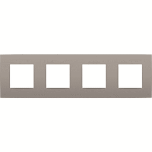 NIKO - Plaque de recouvrement INTENSE (71mm) quadruple horizontal