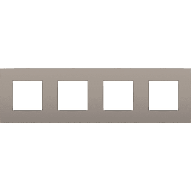 NIKO - Plaque de recouvrement INTENSE (71mm) quadruple horizontal NIKO - Plaque de recouvrement INTENSE (71mm) quadruple horizontal