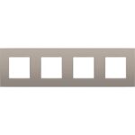 NIKO - Plaque de recouvrement INTENSE (71mm) quadruple horizontal