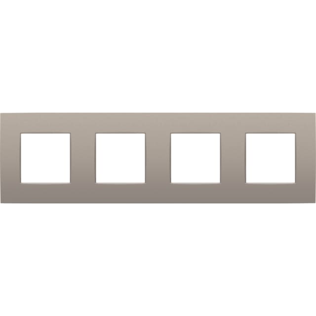 NIKO - Plaque de recouvrement INTENSE (71mm) quadruple horizontal NIKO - Plaque de recouvrement INTENSE (71mm) quadruple horizontal
