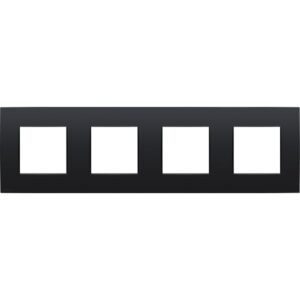 NIKO - Plaque de recouvrement INTENSE (71mm) quadruple horizontal