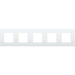 NIKO - Plaque de recouvrement INTENSE (71mm) quintuple horizontal