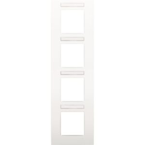NIKO - Plaque de recouvrement INTENSE(71mm) quadru vert.
