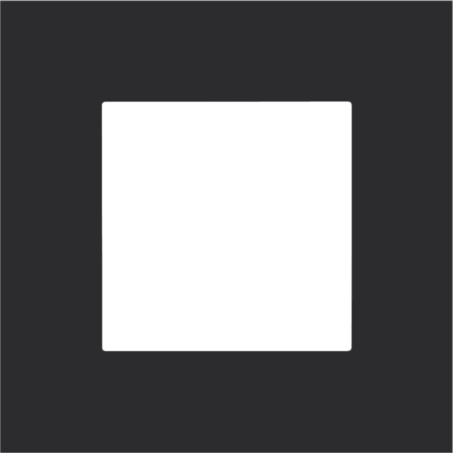 NIKO - Plaque de recouvrement PURE (60mm) simple NIKO - Plaque de recouvrement PURE (60mm) simple