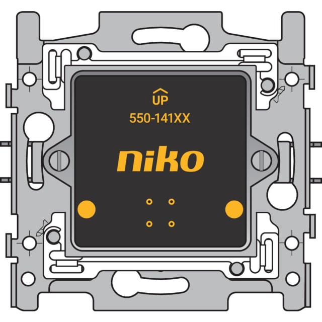 NIKO - Platine murale simple avec socle pour Niko Home Control NIKO - Platine murale simple avec socle pour Niko Home Control