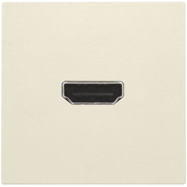 Prise HDMI NIKO Original crème Prise murale HDMI femelle crème avec connecteur central unique