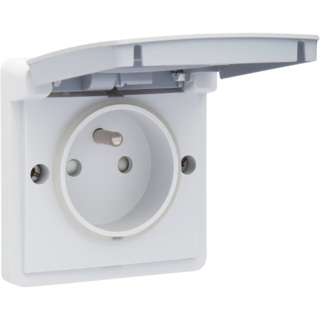 NIKO - Prise en saillie 2P+T 16A 250VAC NIKO - Prise en saillie 2P+T 16A 250VAC