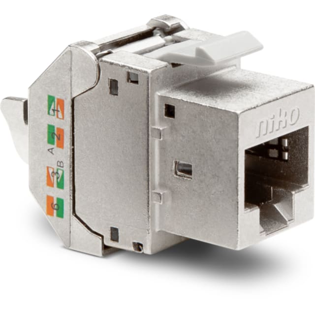 NIKO - RJ45 CONNECTOR STP CAT6A POE - 650-45078 NIKO - RJ45 CONNECTOR STP CAT6A POE - 650-45078