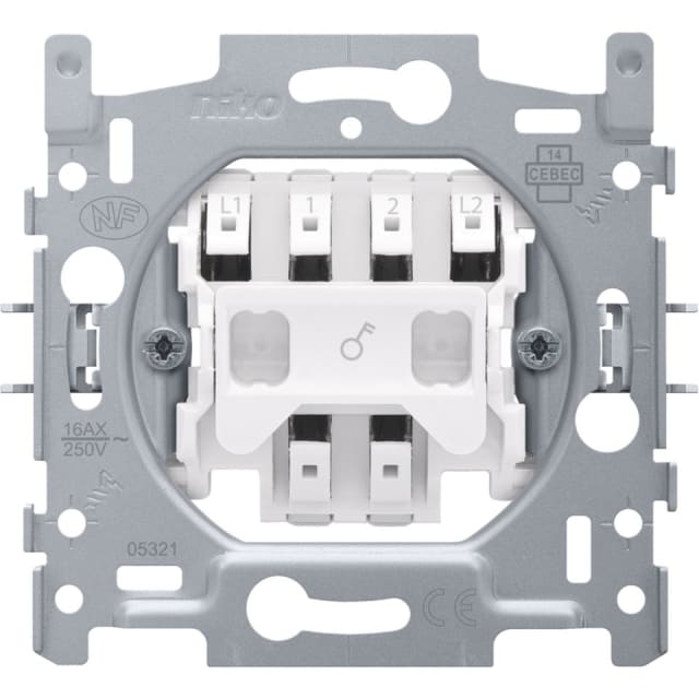 NIKO - SOCLE INTERR. 2P-16A bornes auto - 170-01305 NIKO - SOCLE INTERR. 2P-16A bornes auto - 170-01305