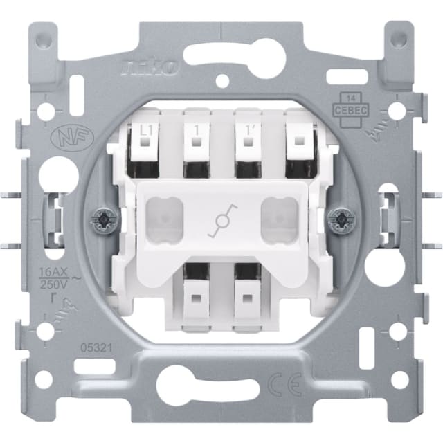 NIKO - SOCLE INTERR. V/V 16A bornes auto - 170-01617 NIKO - SOCLE INTERR. V/V 16A bornes auto - 170-01617