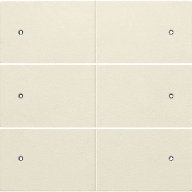 NIKO - Set de finition pour bouton-poussoir sextuple NIKO - Set de finition pour bouton-poussoir sextuple