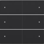 NIKO - Set de finition pour bouton-poussoir sextuple