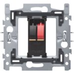 NIKO - Socle connecteur haut-parleur simple (max 4mm²) - 170-09800