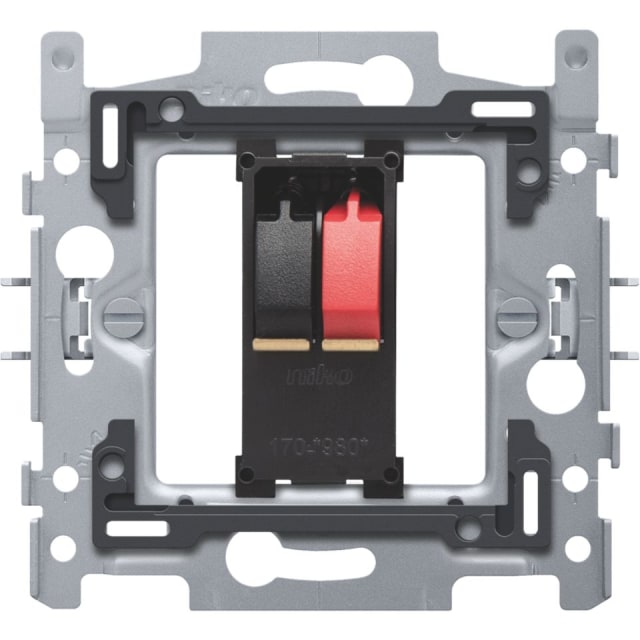 NIKO - Socle connecteur haut-parleur simple (max 4mm²) - 170-09800 NIKO - Socle connecteur haut-parleur simple (max 4mm²) - 170-09800
