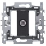 NIKO - Socle connexion coax 1x simple masculin