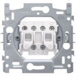 NIKO - Socle double bouton poussoir 10A 250V AC