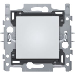 Socle d éclairage d orientation LED blanc avec support métallique carré et fixation murale