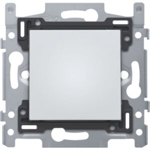 Socle d’éclairage d’orientation LED blanc carré avec support métallique