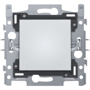 Socle carré blanc pour éclairage d orientation LED 6500K avec support métallique encastrable