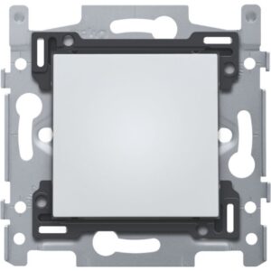 Socle éclairage d orientation LED blanc chaud avec plaque support métallique carrée