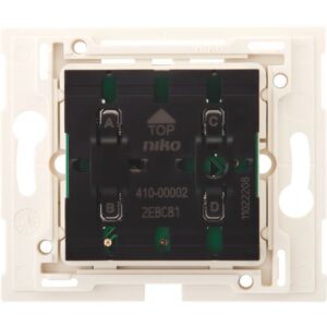 NIKO - Socle interrupteur RF avec 4 poussoirs - 410-00002