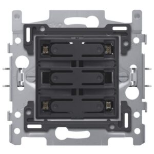 NIKO - Socle pour quadruple bouton-poussoir libre de potentiel 24V N.O. avec LED bleue - 170-40160