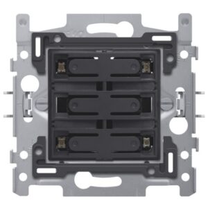 NIKO - Socle pour quadruple bouton-poussoir libre de potentiel 24V N.O. avec LED couleu - 170-40150