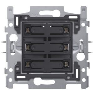 NIKO - Socle pour sextuple bouton-poussoir libre de potentiel 24V N.O. avec LED blanche - 170-60170